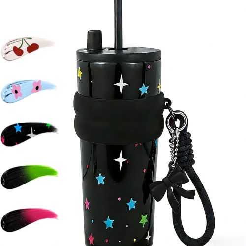High Capacity Insulated Water Bottle Coffee Cup with Leak Proof Lid