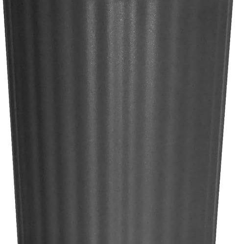 Vacuum Insulated Fluted Tumbler Coffee Cup with Straw