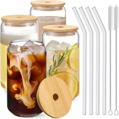 Highball Glass Glass Cup Set with Thick Bottom Design