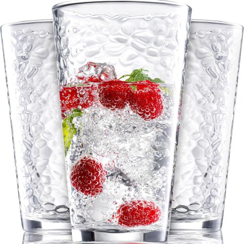Origami Style Stackable Glass Glass Cup Set